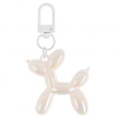 Брелок, Собачка ШДМ, Белый, Перламутр